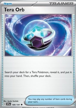 Tera Orb - Surging Sparks (Uncommon) [SSP-189]